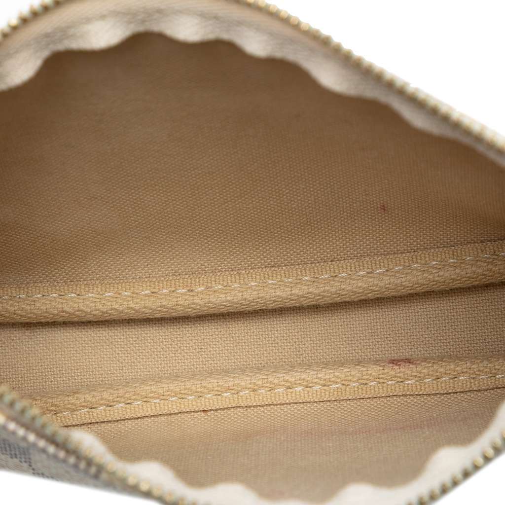 Louis Vuitton Damier Azur Mini Pochette Accessoires White Very good - Model View