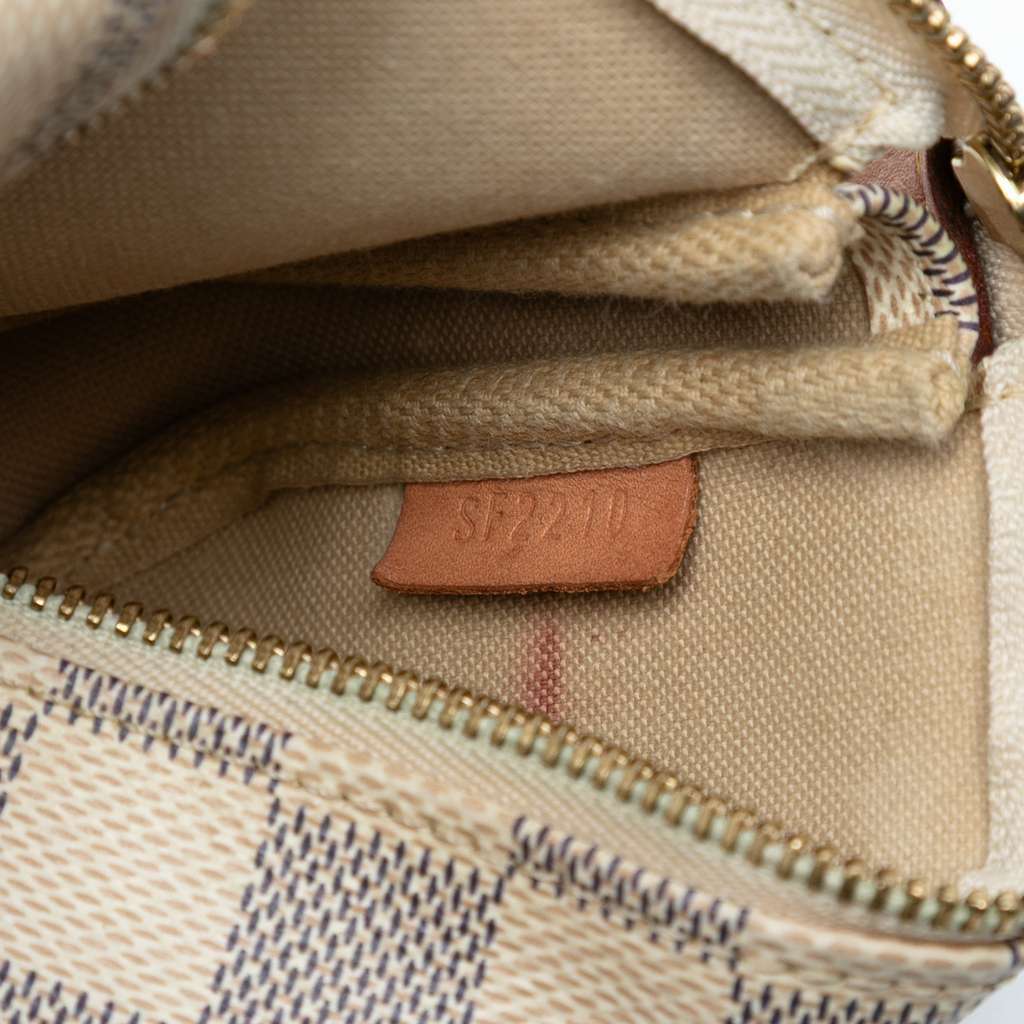 Louis Vuitton Damier Azur Mini Pochette Accessoires White Very good - Box View