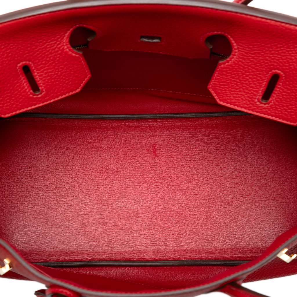Hermès Togo Birkin Retourne 35 Red Leather Very good condition - Model View