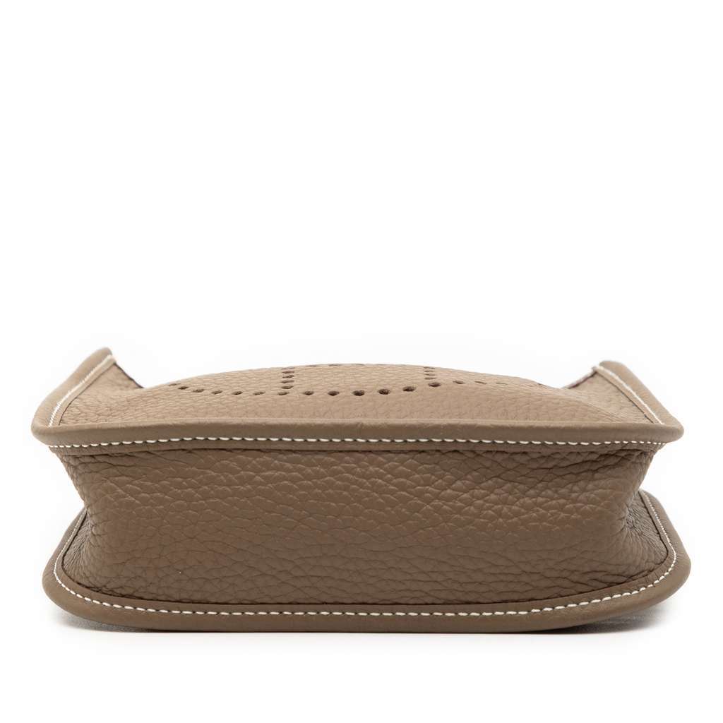 Hermès Clemence Evelyne TPM Brown Leather Good condition - Inside View