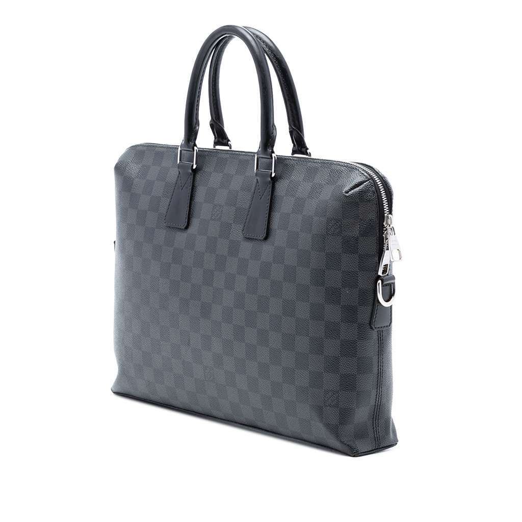 Louis Vuitton Damier Graphite Porte Documents Jour Black Very good - Back View