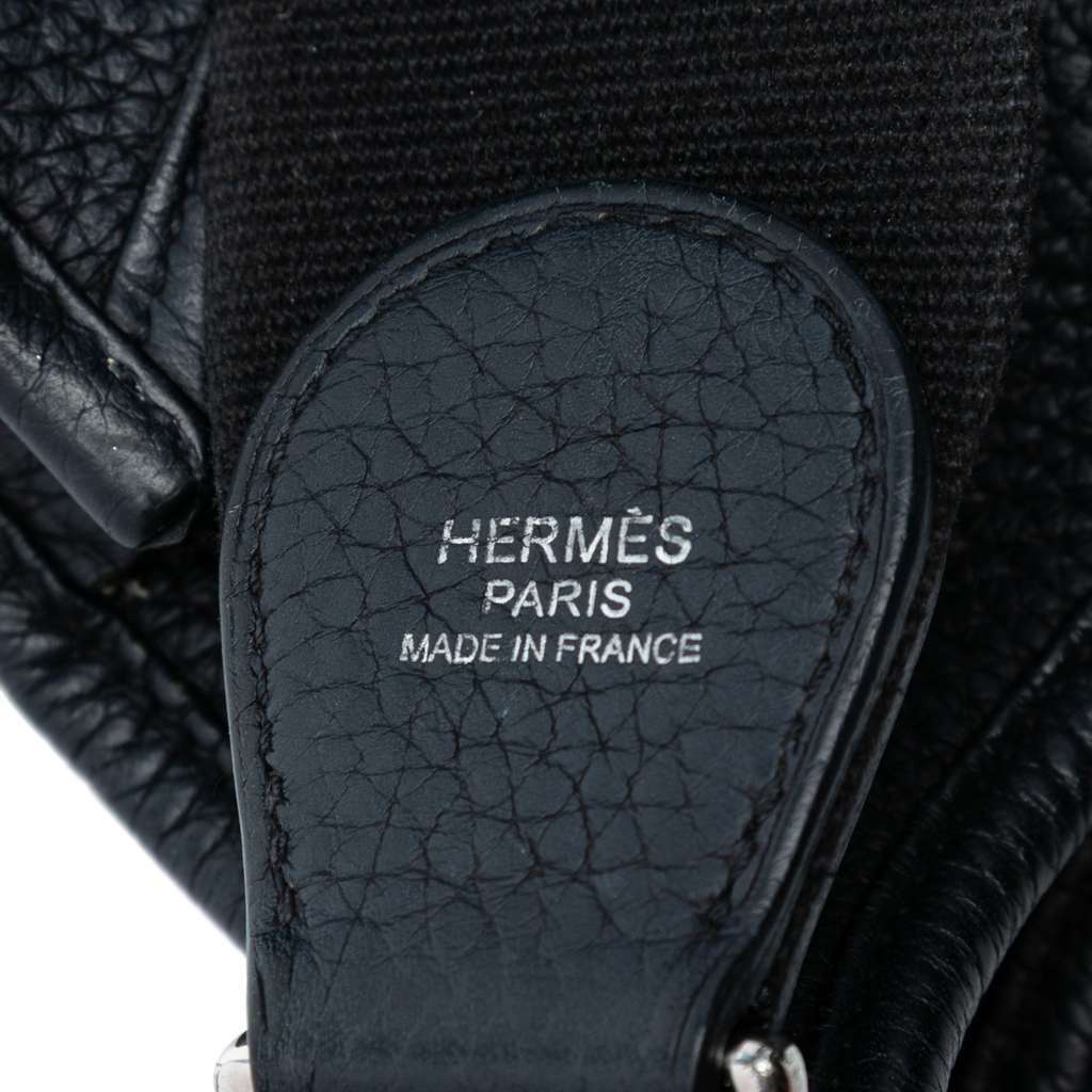 Hermès Clemence Evelyne III 29 Blue Leather Good condition - Box View