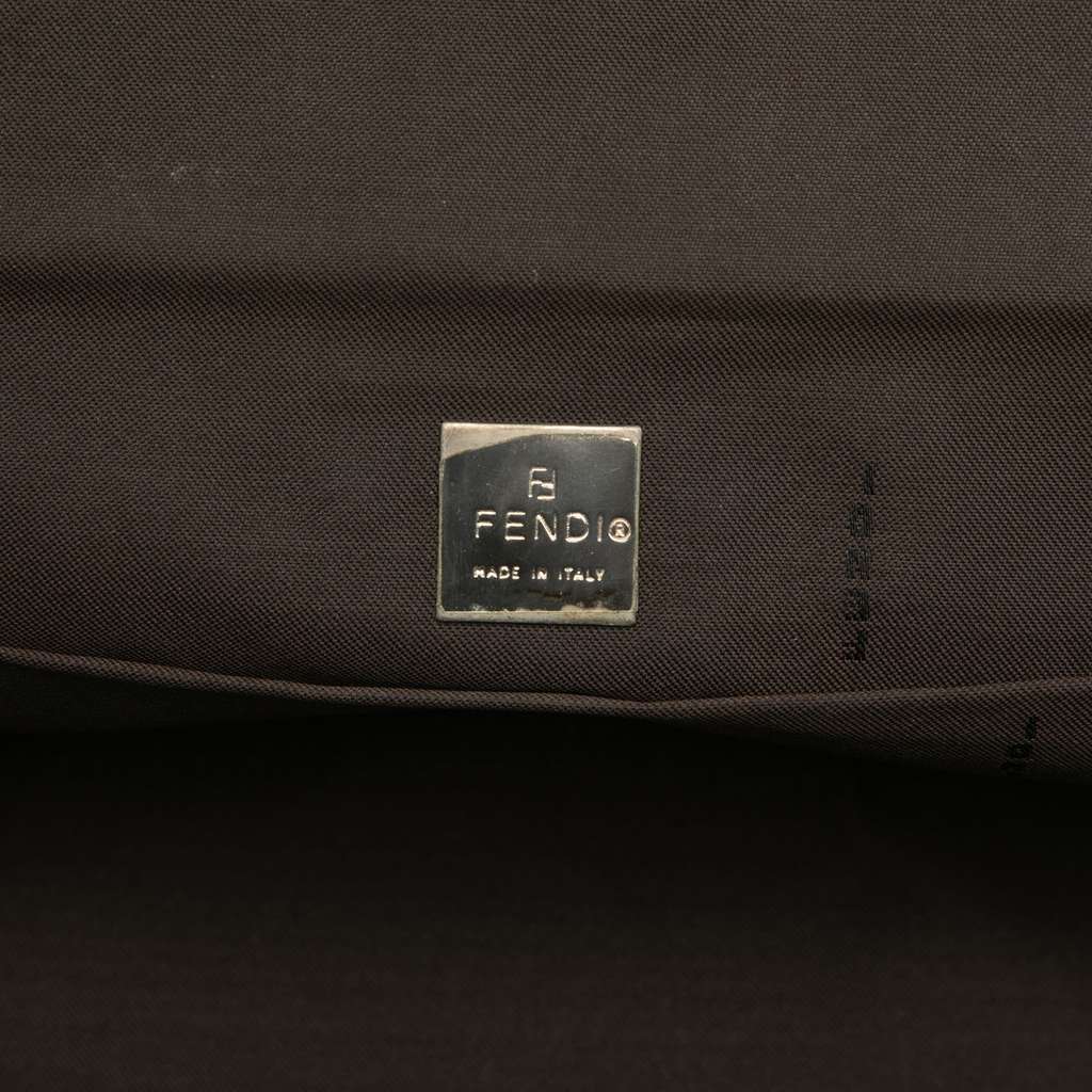 Fendi Zucca Canvas Bento Box Shoulder Bag Brown Canvas Very good condition - Box View