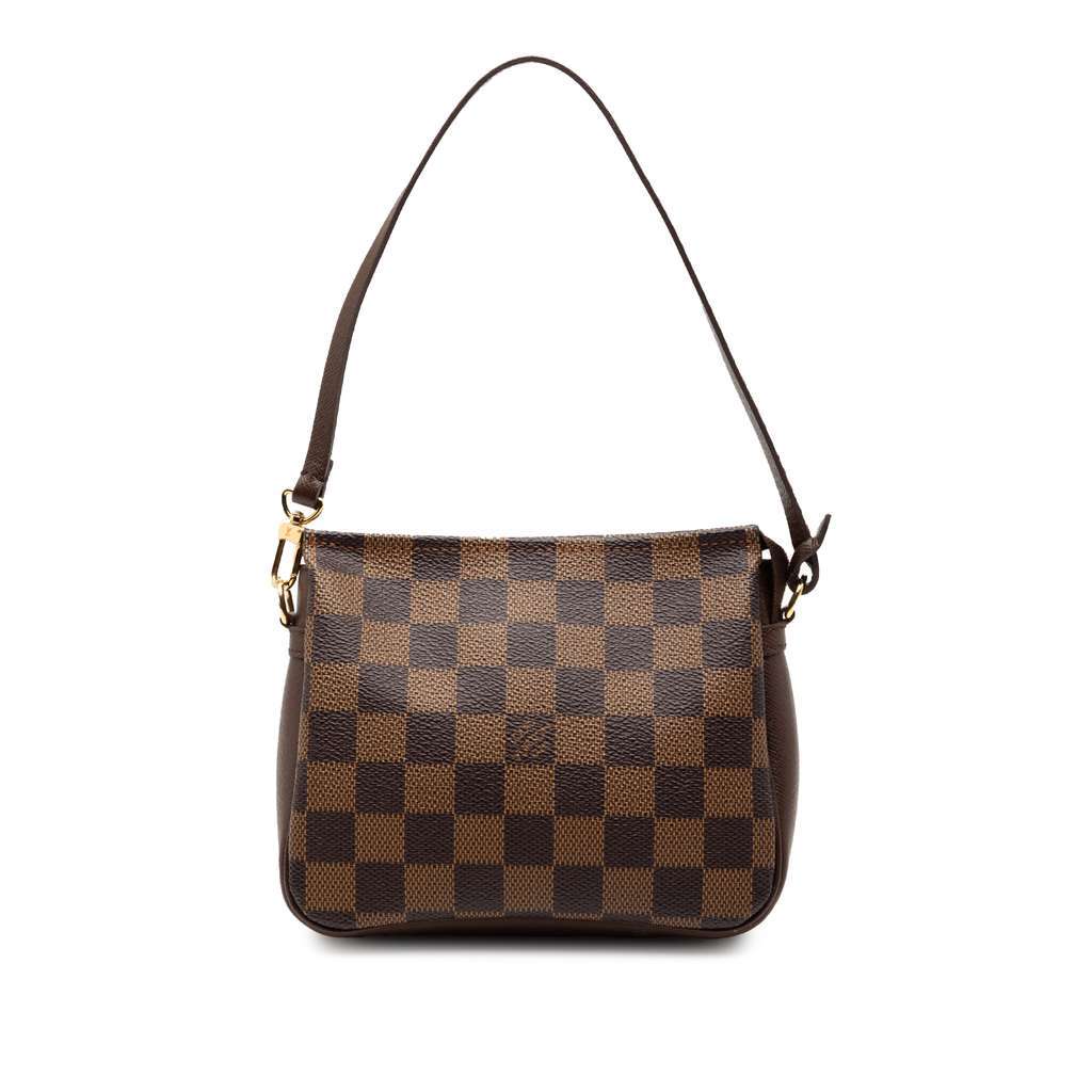 Louis Vuitton Damier Ebene Trousse Pochette Brown Very good - Front View