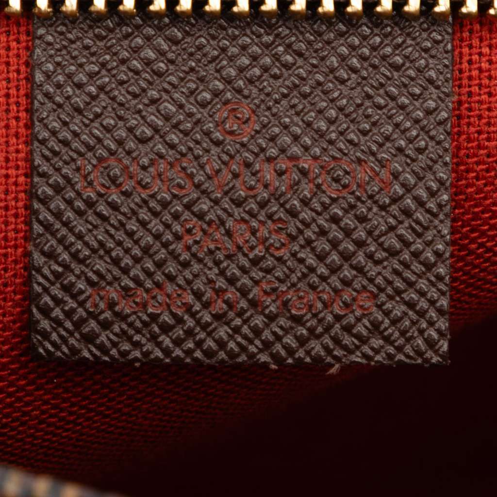 Louis Vuitton Damier Ebene Trousse Pochette Brown Very good - Box View