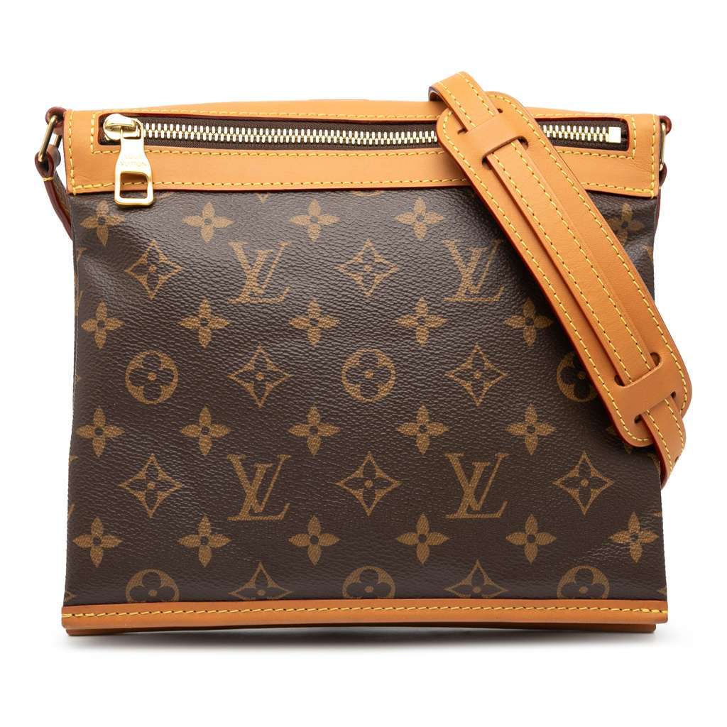 Louis Vuitton Monogram Saumur Messenger PM Brown Very good - Front View