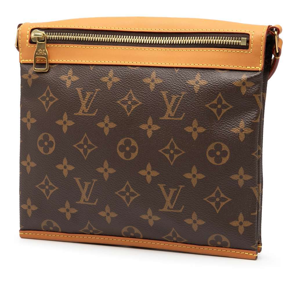Louis Vuitton Monogram Saumur Messenger PM Brown Very good - Back View