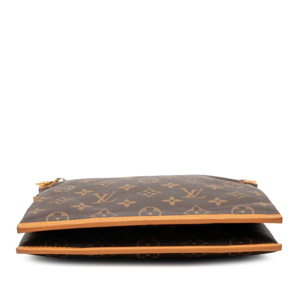 Louis Vuitton Monogram Saumur Messenger PM Brown Very good - Inside View