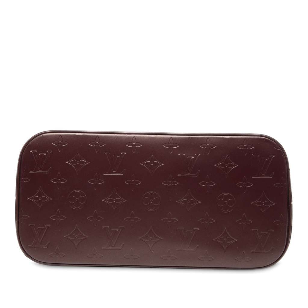 Louis Vuitton Monogram Mat Stockton Red Leather Very good - Inside View