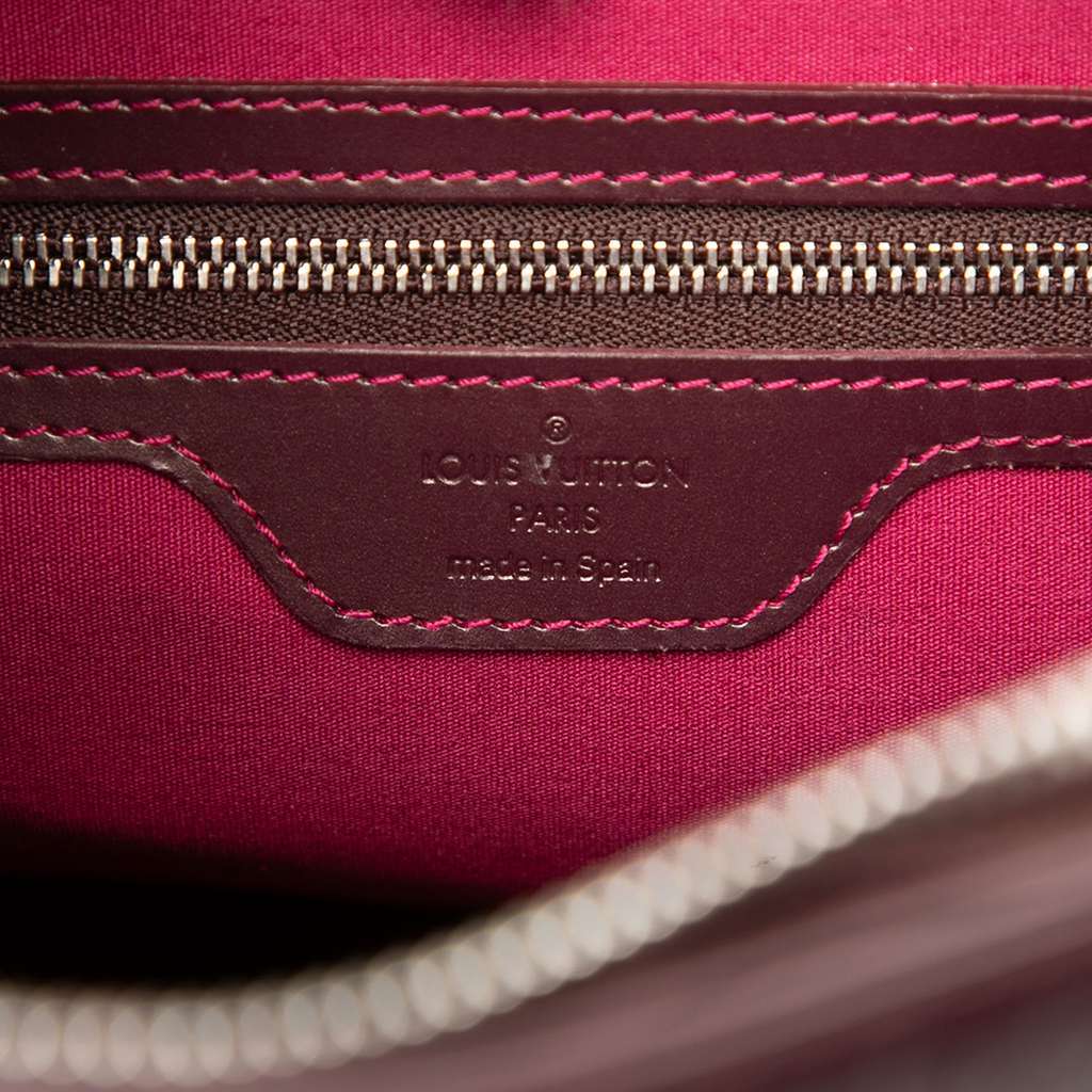Louis Vuitton Monogram Mat Stockton Red Leather Very good - Box View