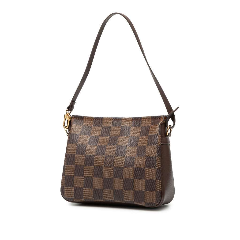 Louis Vuitton Damier Ebene Trousse Pochette Brown Very good - Back View