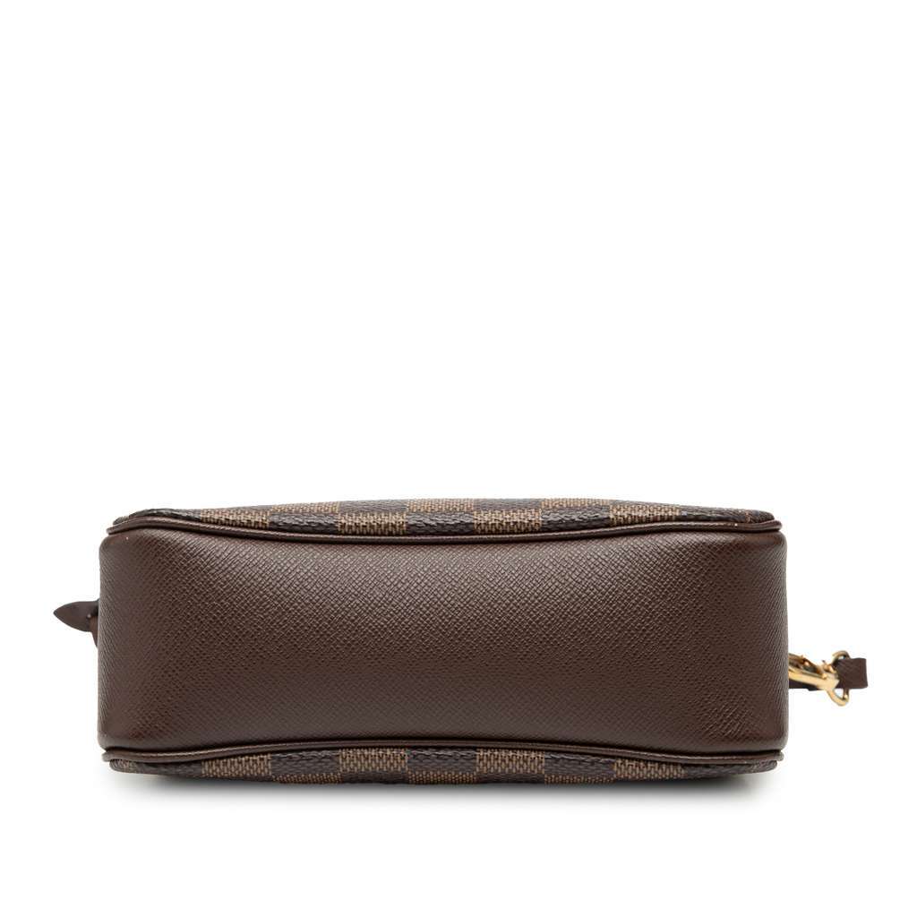 Louis Vuitton Damier Ebene Trousse Pochette Brown Very good - Inside View