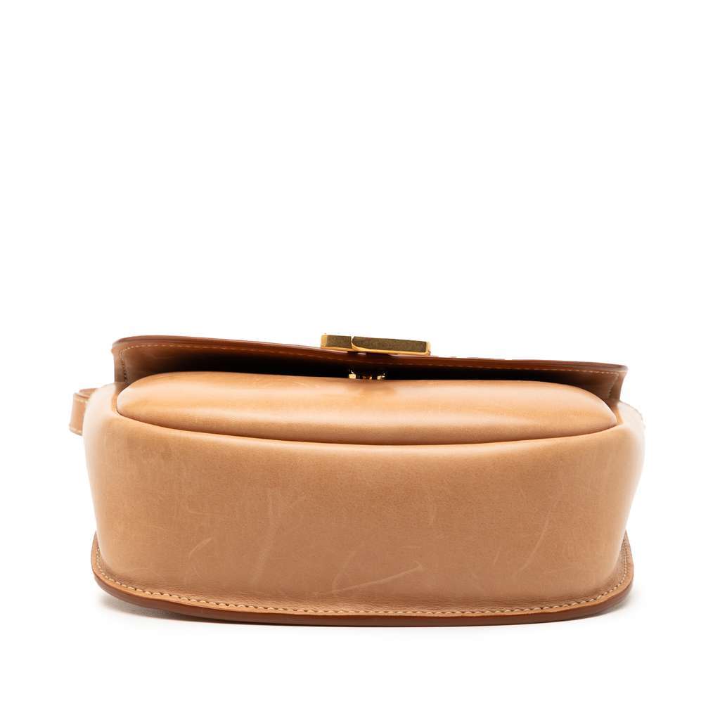 Saint Laurent Small Leather Kaia Crossbody Brown Leather Very good - Inside View