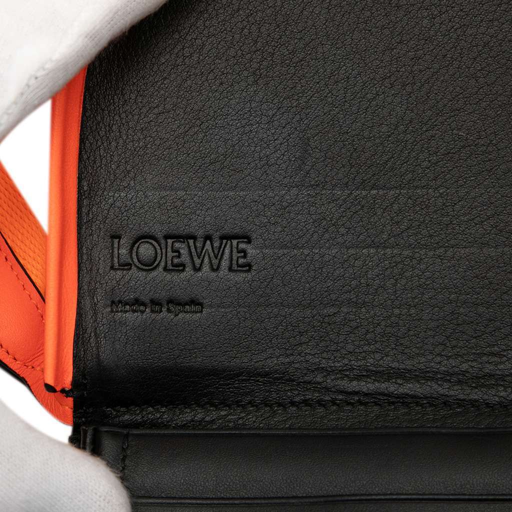 Loewe Small Soft Calfskin Heel Pouch Orange Leather Very good - Box View