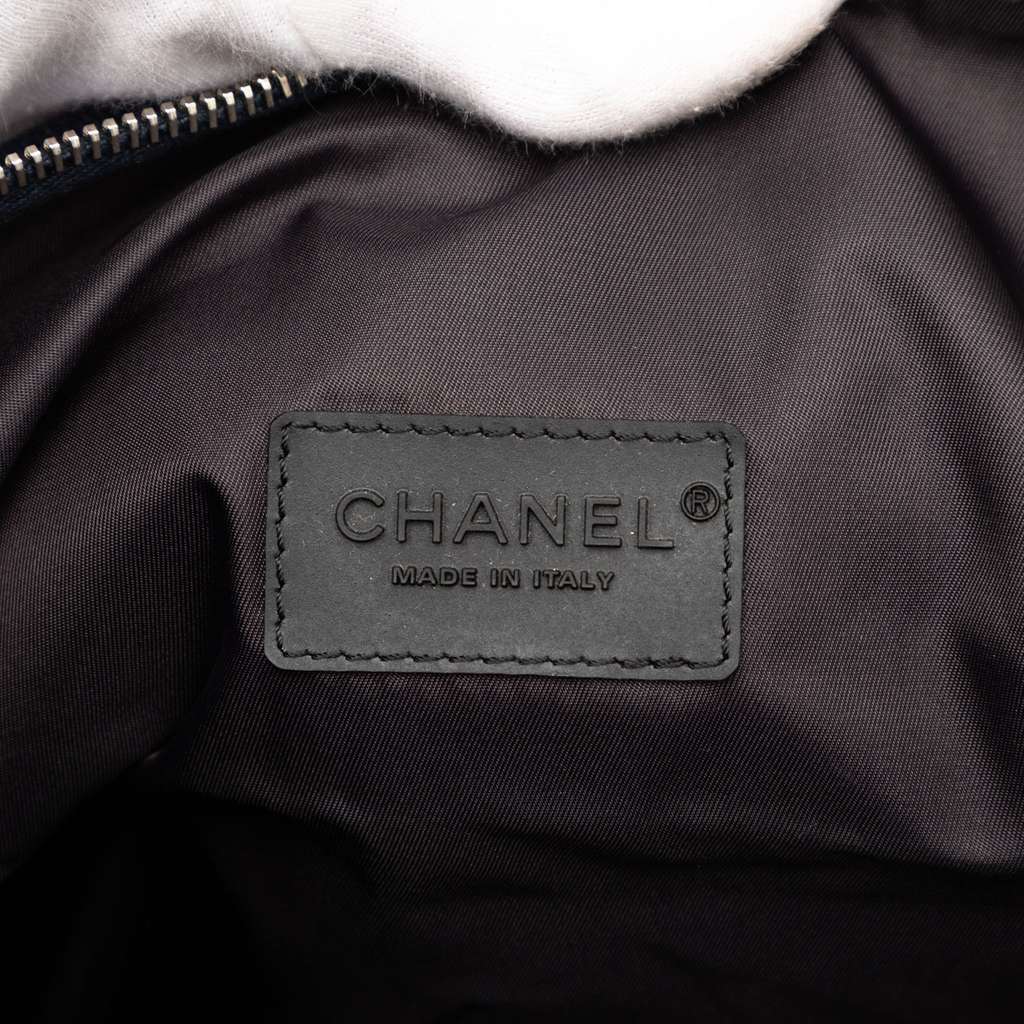 Chanel Canvas Sports Line Logo Messenger Bag Blue Canvas Good condition - Box View