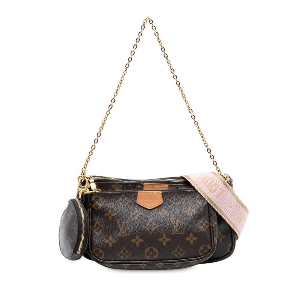 Louis Vuitton Monogram Multi Pochette Accessoires Brown Very good - Front View