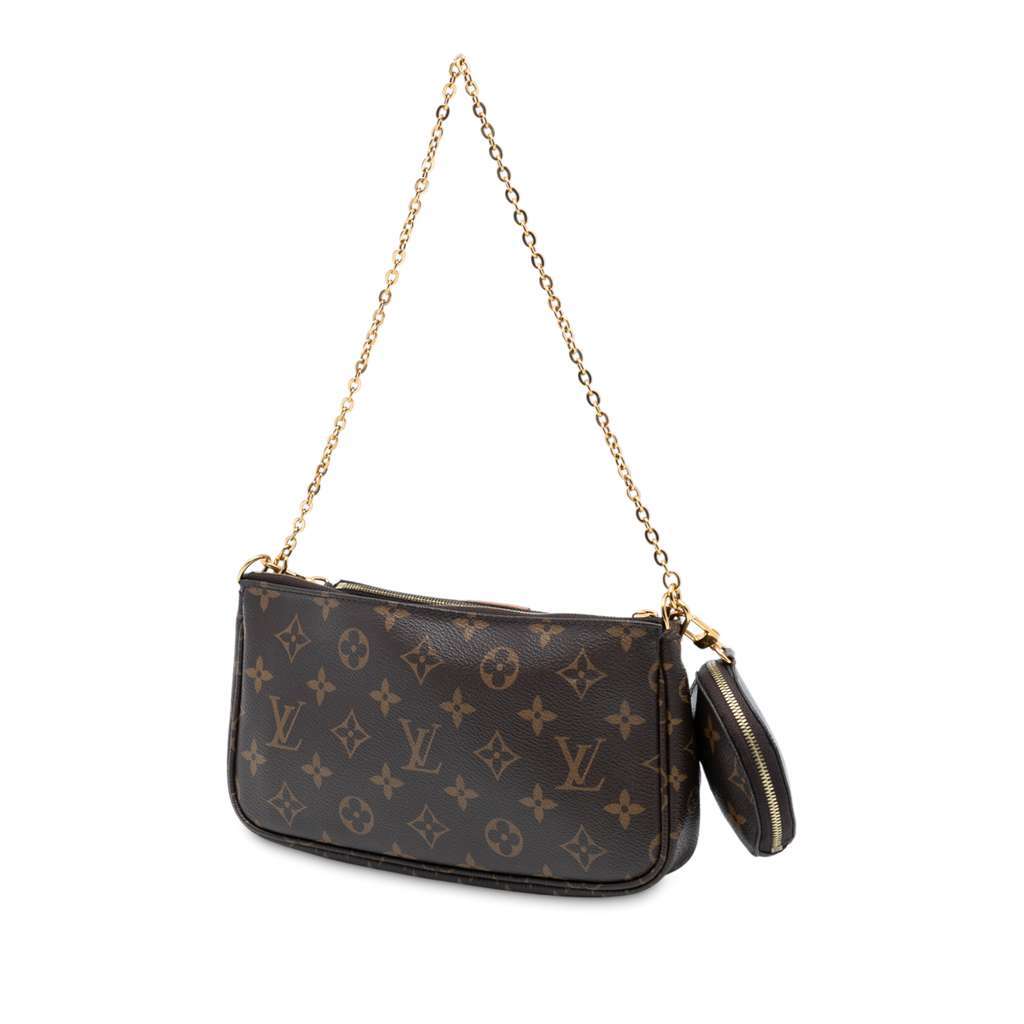 Louis Vuitton Monogram Multi Pochette Accessoires Brown Very good - Back View