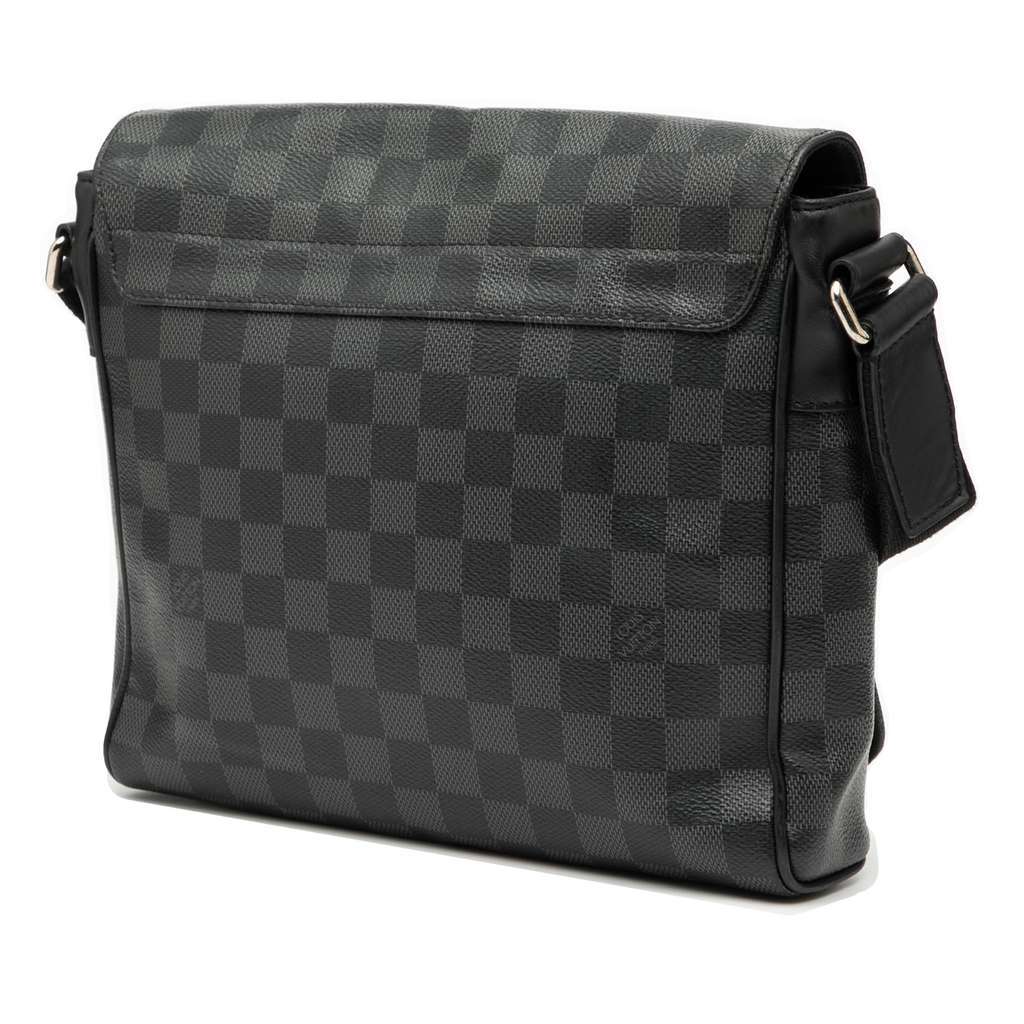 Louis Vuitton Damier Graphite District PM Black Very good condition - Back View