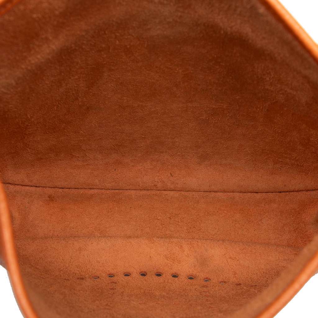 Hermès Clemence Evelyne III PM Orange Leather Good condition - Model View