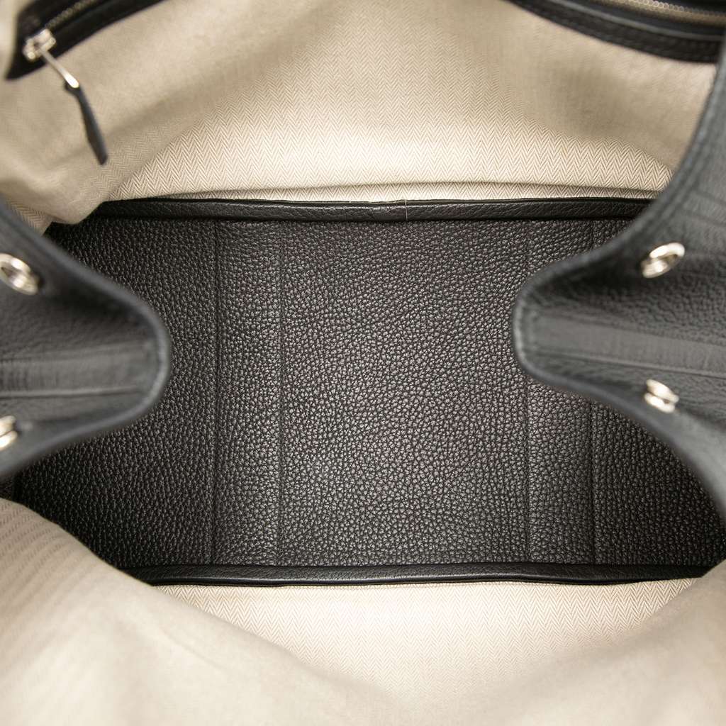 Hermès Negonda Garden Party 36 Black Leather Very good condition - Model View