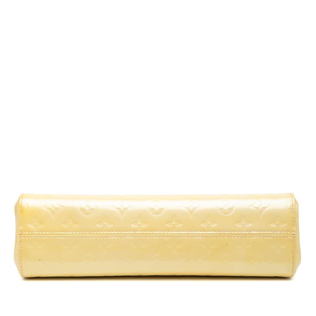 Louis Vuitton Monogram Vernis Roxbury Drive Yellow Leather Good - Inside View