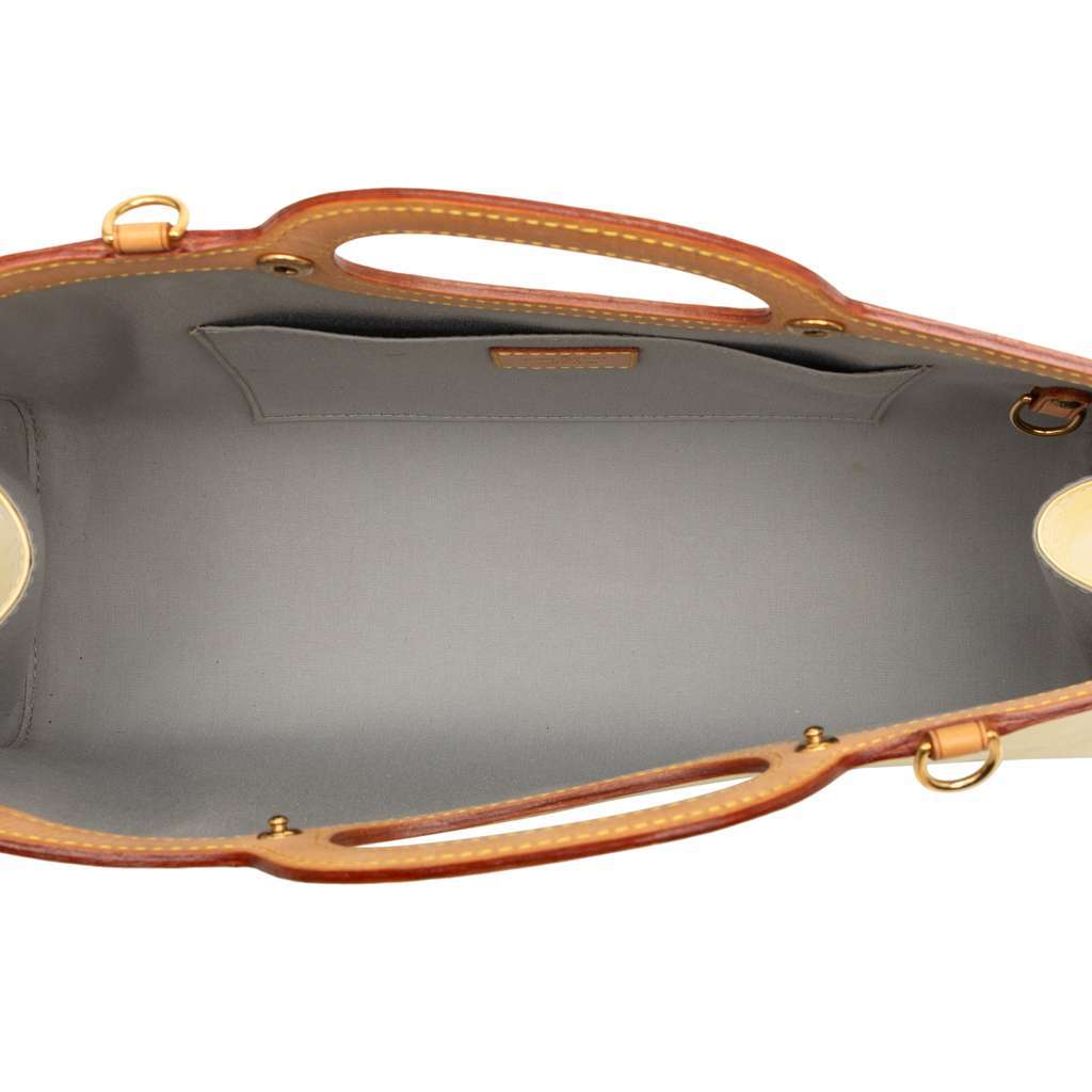 Louis Vuitton Monogram Vernis Roxbury Drive Yellow Leather Good - Model View