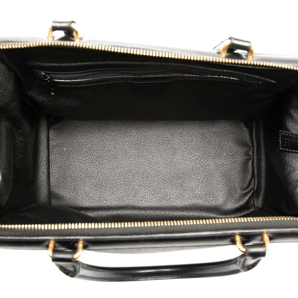 Celine Macadam Coated Canvas Handbag Brown Canvas Good - Model View