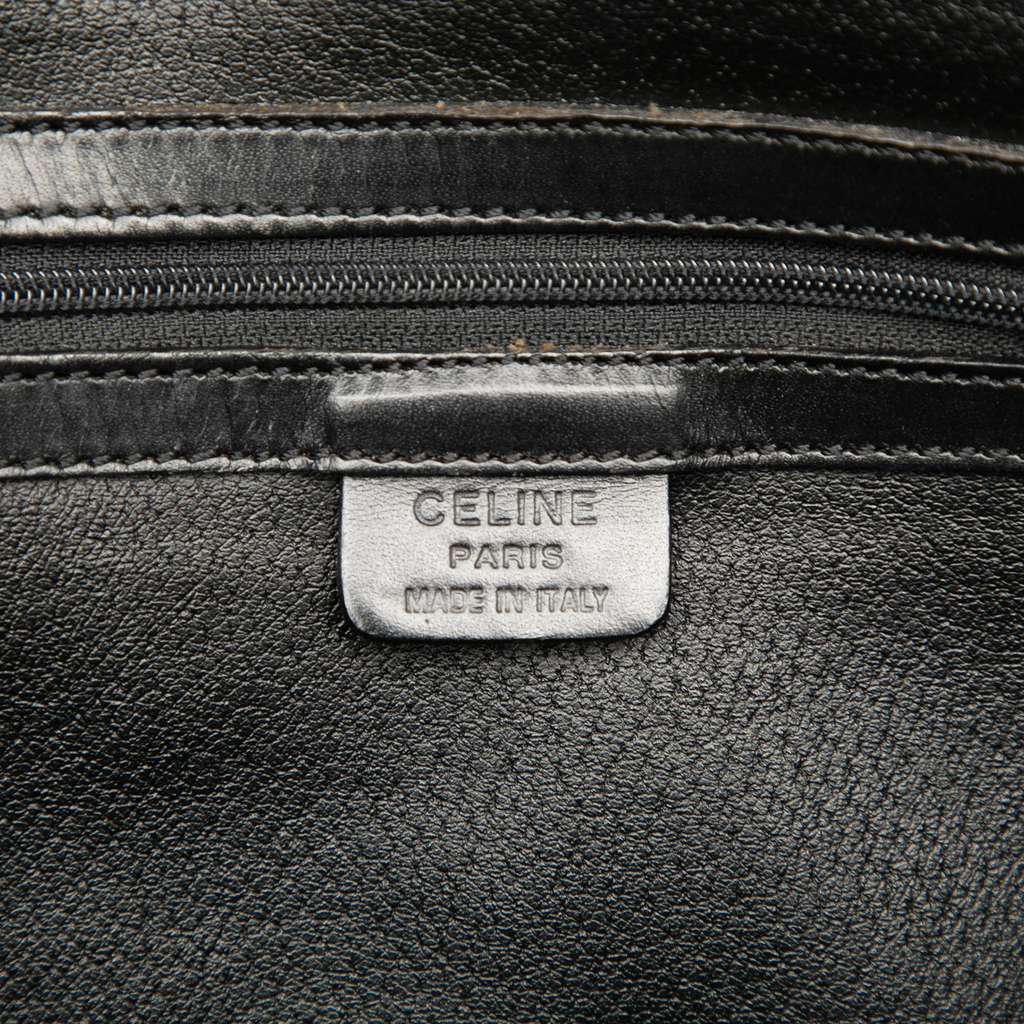 Celine Macadam Coated Canvas Handbag Brown Canvas Good - Box View