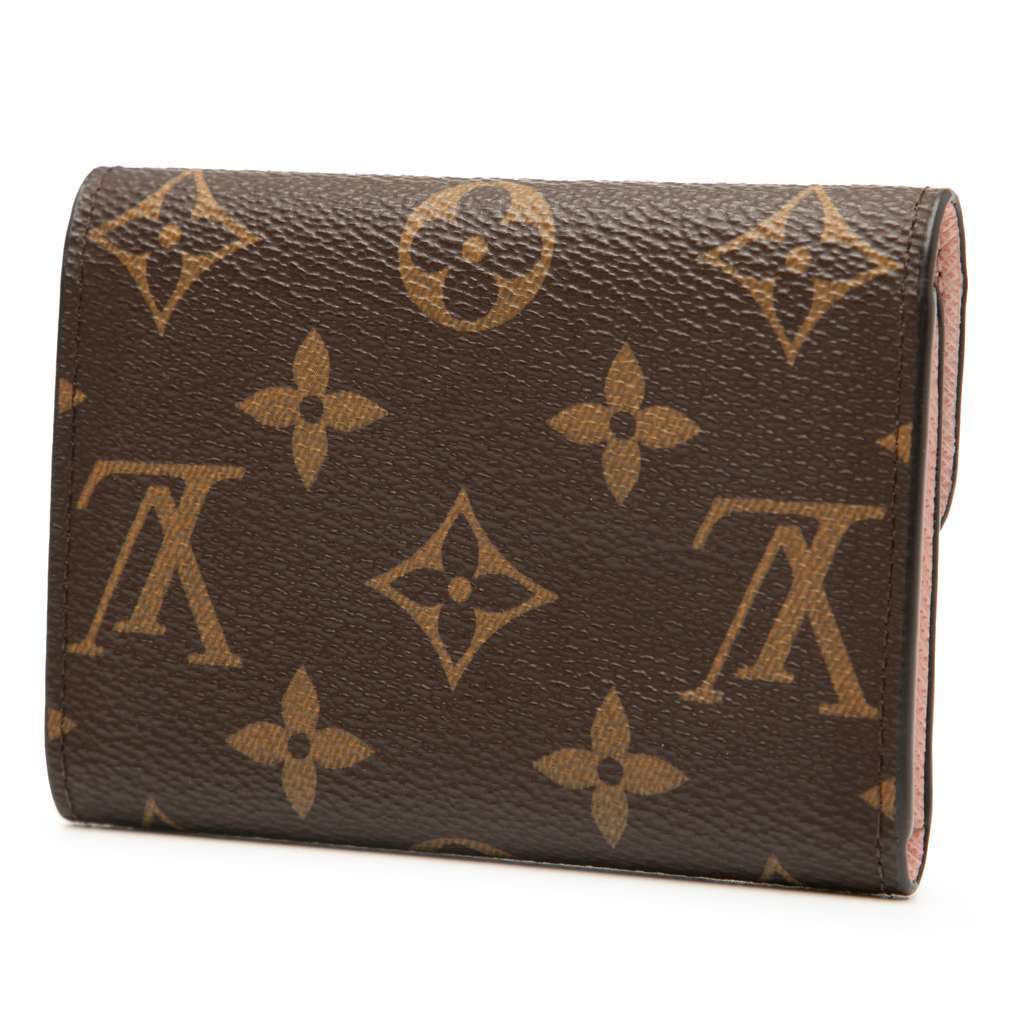 Louis Vuitton Monogram Rosalie Coin Purse Brown Good - Back View