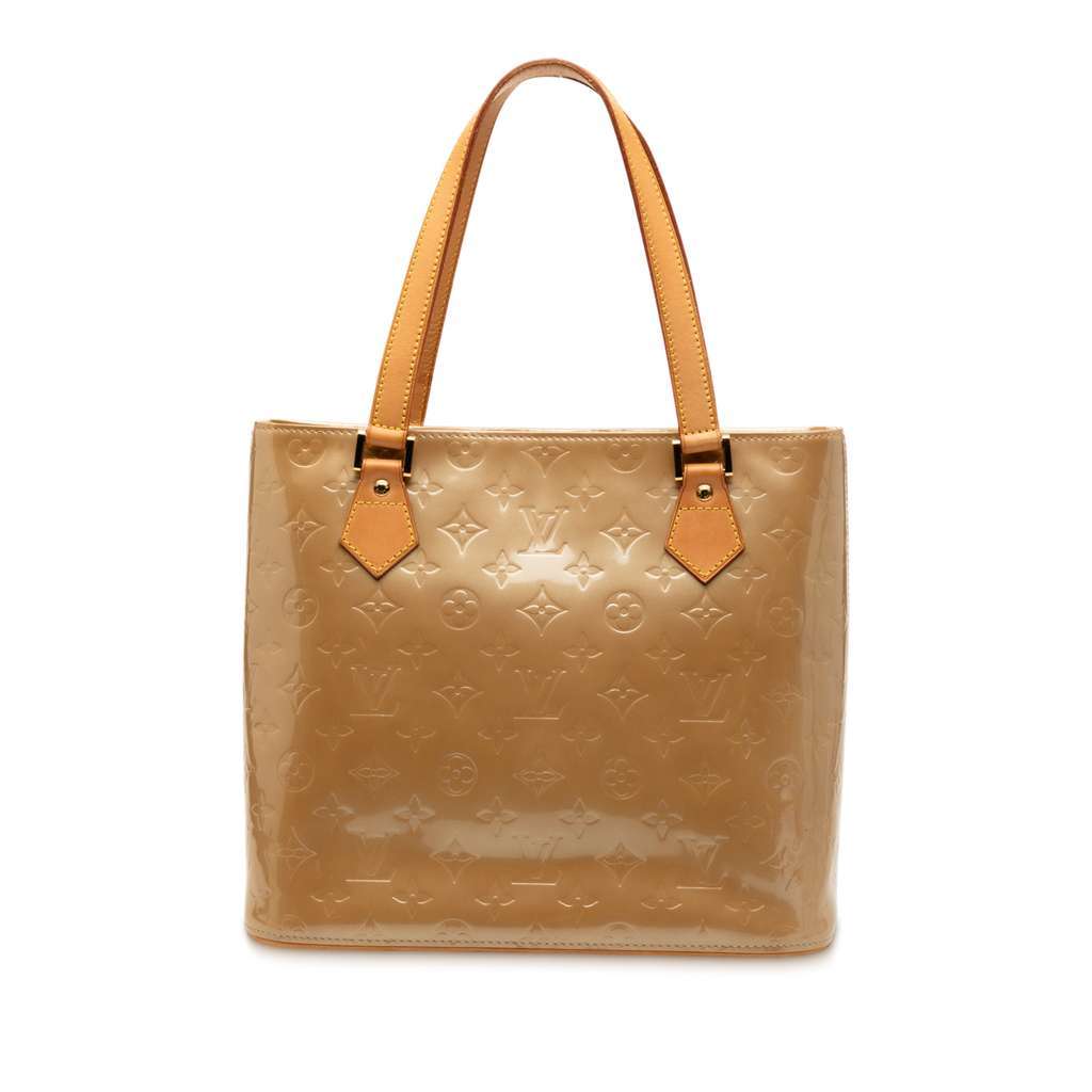 Louis Vuitton Monogram Vernis Houston Brown Leather Very good - Front View