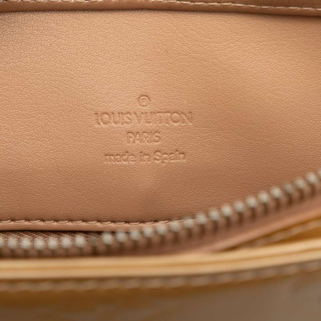 Louis Vuitton Monogram Vernis Houston Brown Leather Very good - Box View