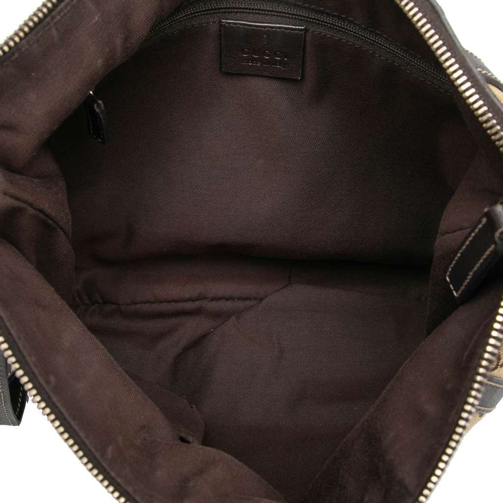 Gucci GG Canvas Abbey D Ring Crossbody Brown Canvas Very good - Model View