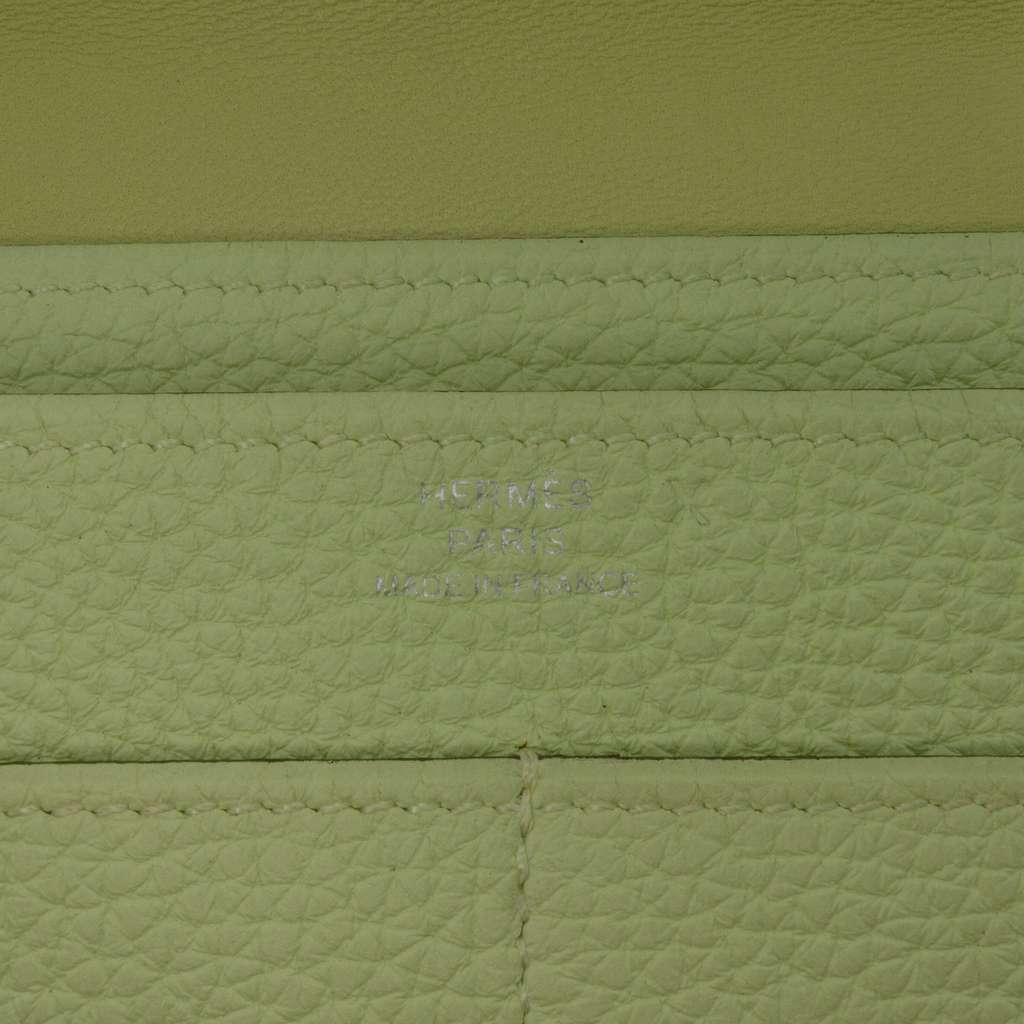 Hermès Togo Dogon Duo Wallet GM Yellow Leather Very good condition - Box View