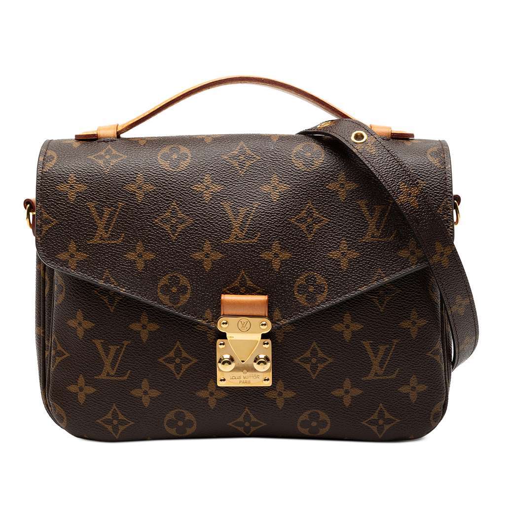 Louis Vuitton Monogram Pochette Metis Brown Good condition - Front View