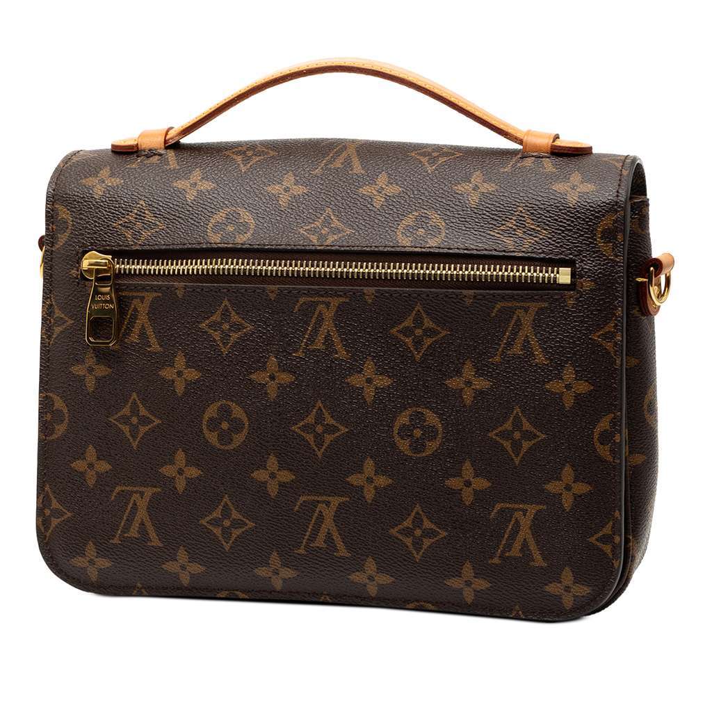 Louis Vuitton Monogram Pochette Metis Brown Good condition - Back View