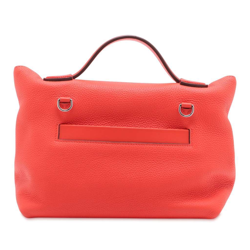 Hermès Togo and Swift 24/24 29 Red Leather Good condition - Back View