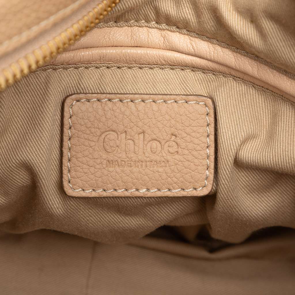 Chloé Medium Leather Paraty Satchel Brown Leather Good condition - Box View