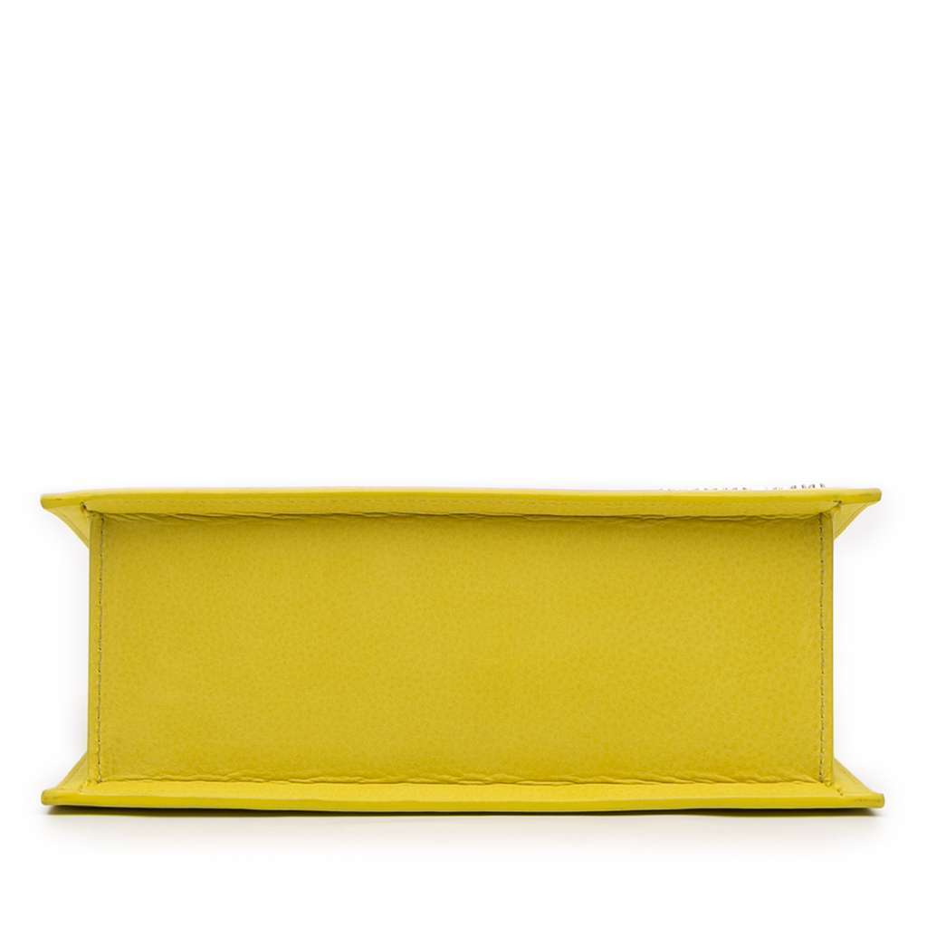Jacquemus Leather Le Grand Chiquito Yellow Leather Good - Inside View