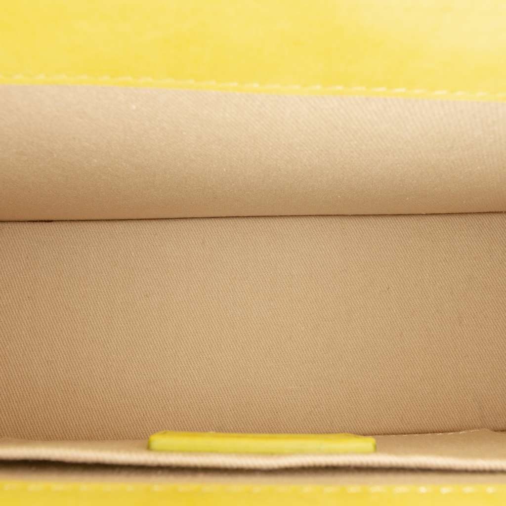 Jacquemus Leather Le Grand Chiquito Yellow Leather Good - Model View