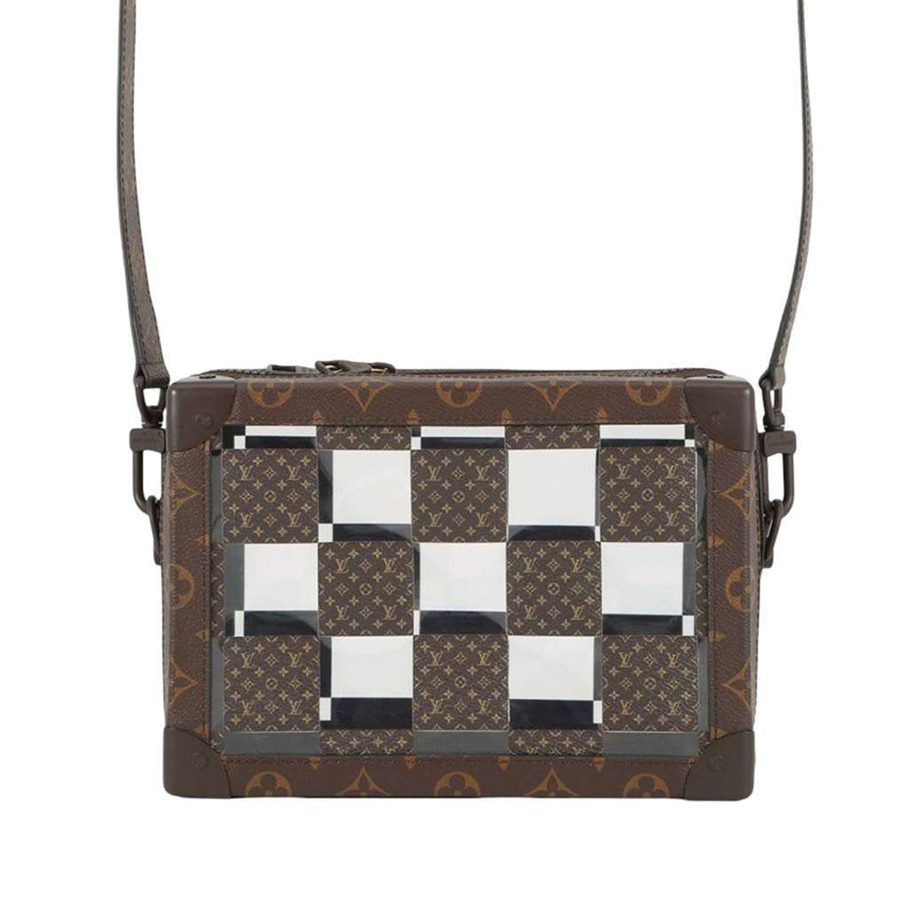 Louis Vuitton Monogram Chess Soft Trunk Brown Very good - Front View