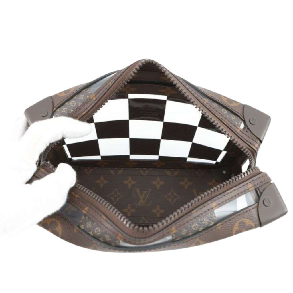 Louis Vuitton Monogram Chess Soft Trunk Brown Very good - Model View