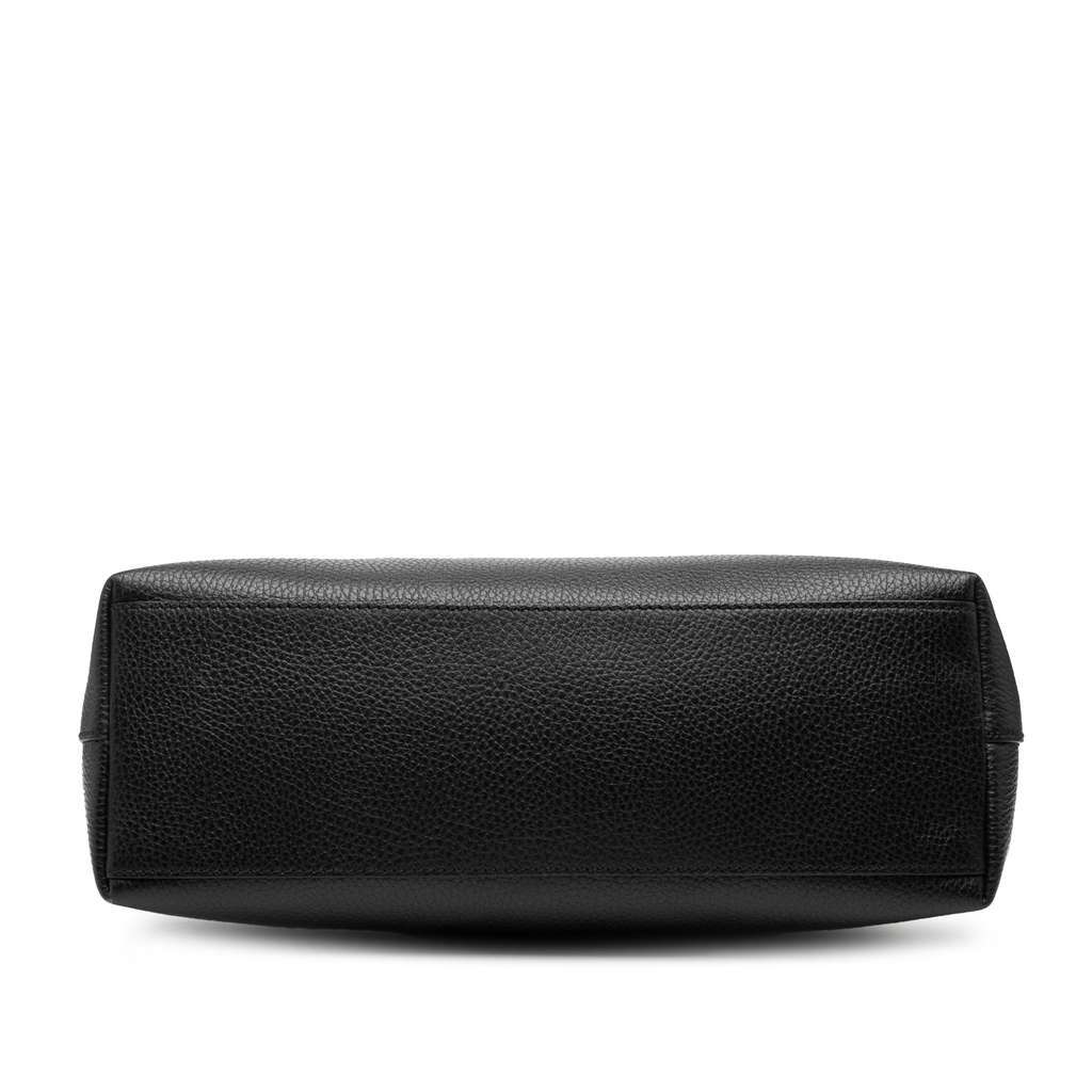 Gucci Leather GG Charm Tote Black Leather Very good - Inside View