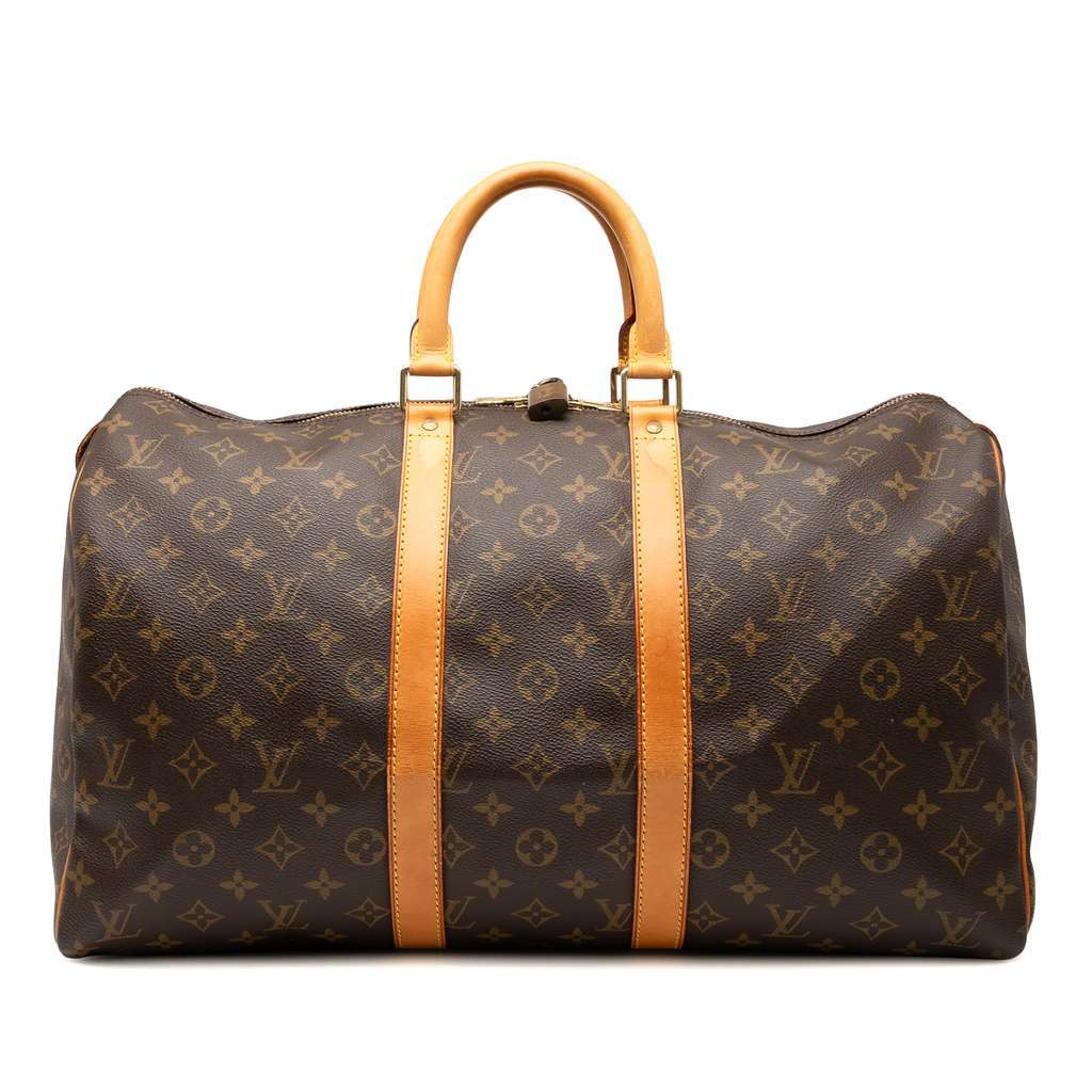 Louis Vuitton Monogram Keepall 45 Brown Very good condition - Front View