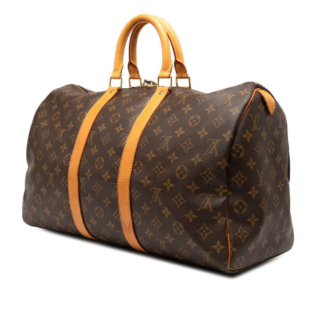 Louis Vuitton Monogram Keepall 45 Brown Very good condition - Back View