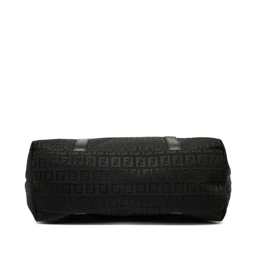 Fendi Zucchino Canvas Superstar Tote Black Canvas Very good - Inside View