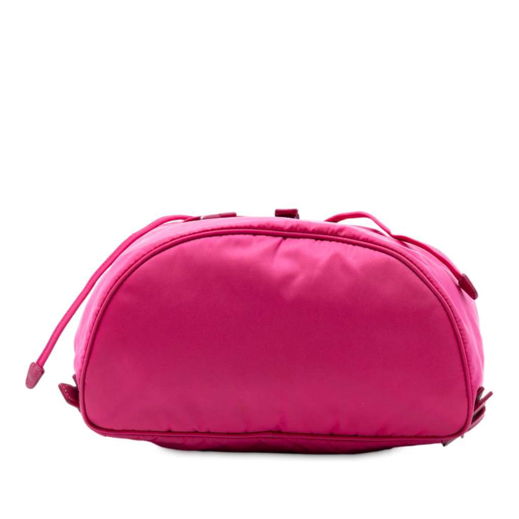 Prada Tessuto Drawstring Backpack Pink Good - Inside View