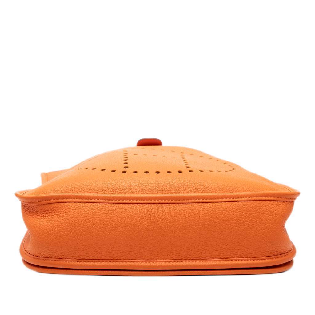 Hermès Clemence Evelyne III PM Orange Leather Very good condition - Inside View