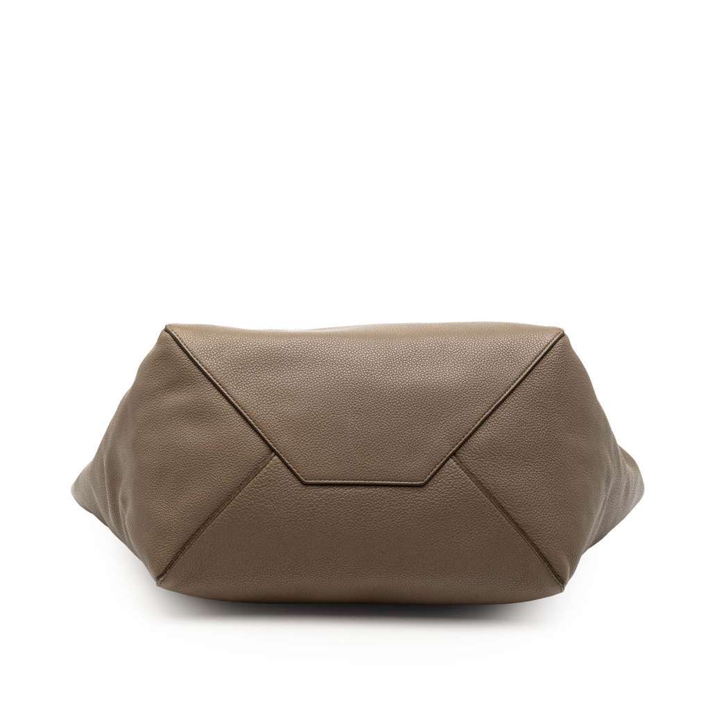 Celine Small Leather Phantom Cabas Tote Brown Leather Very good - Inside View