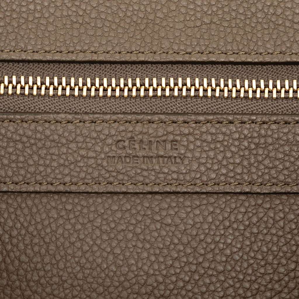 Celine Small Leather Phantom Cabas Tote Brown Leather Very good - Box View