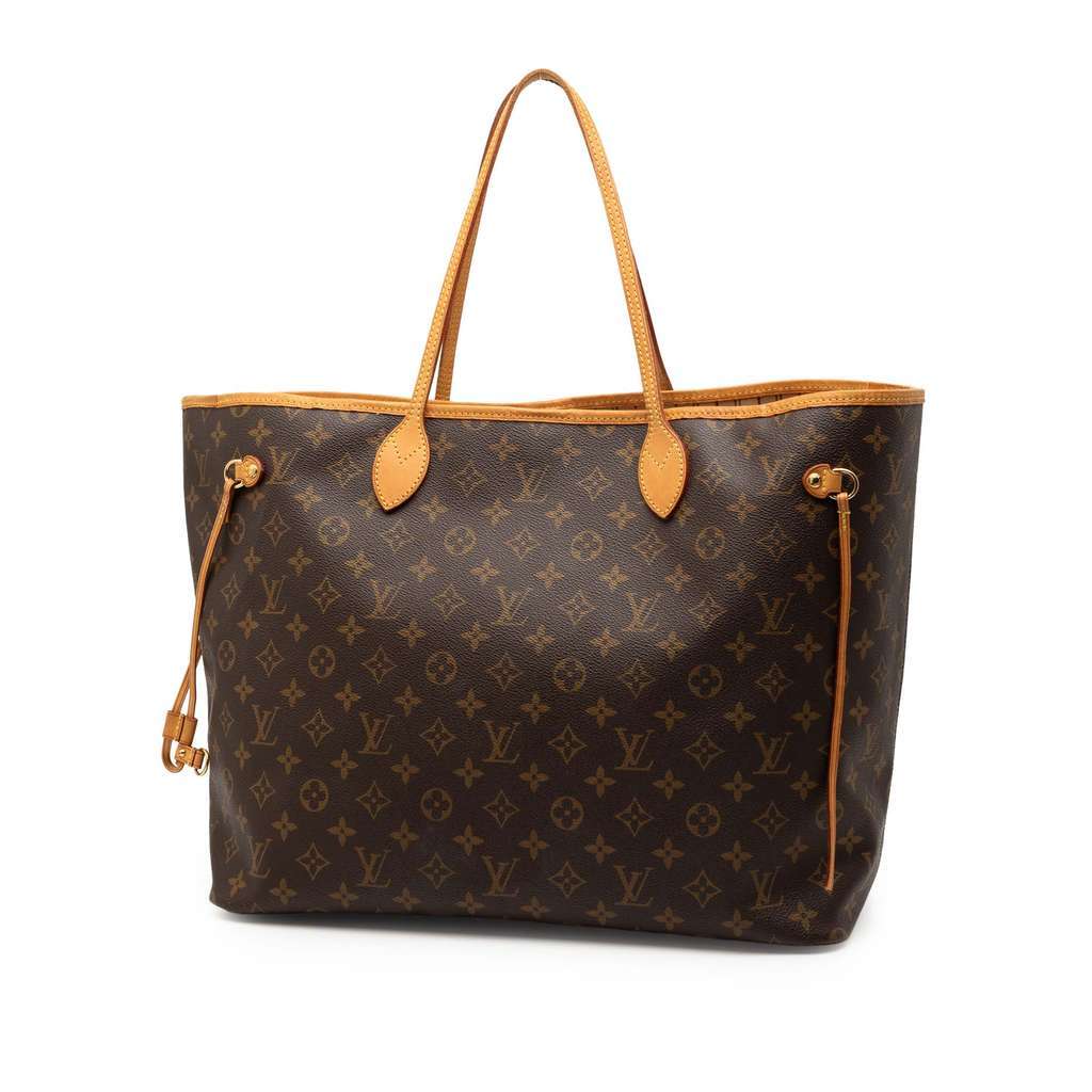 Louis Vuitton Monogram Neverfull GM Brown Good - Back View